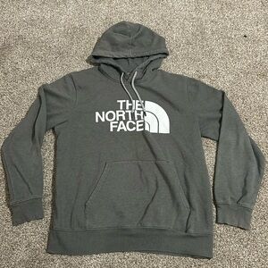 gray north face hoodie